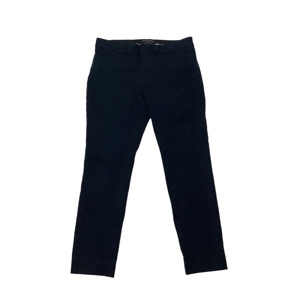 Banana Republic Factory Pant Sz 4 Curvy Fit Sloan Cropped Slack True Navy Blue - Picture 1 of 8